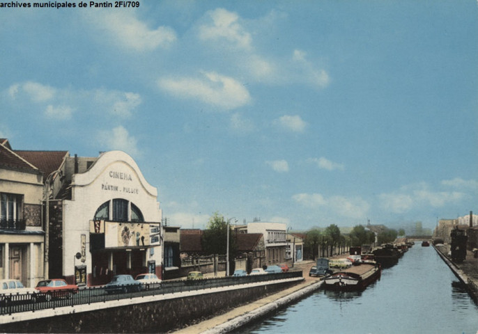 Le canal et le cinéma (cinéma Pantin-Palace).