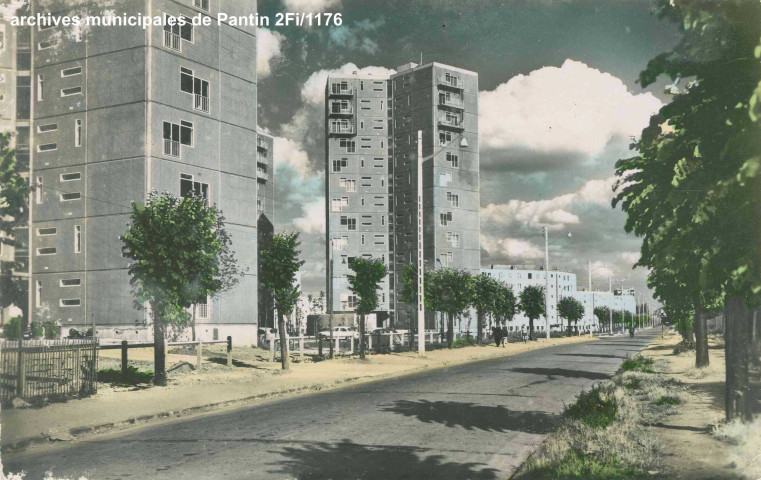 Les Courtillières, avenue de la Division-Leclerc.