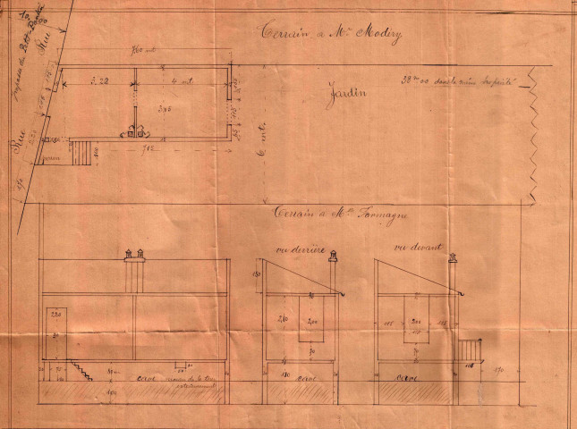 [8] impasse du Petit-Pantin, construction d'un bâtiment d'habitation : permis de construire.