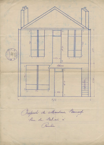 4 rue du Bel-Air : permis de construire.
