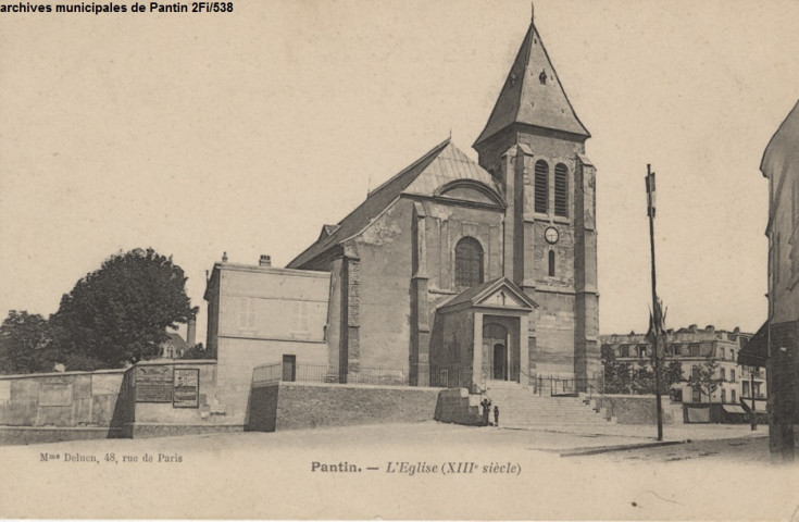 Pantin - L'église (XIIIe siècle) (église Saint-Germain).