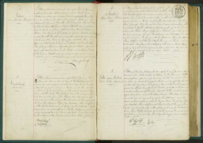 Commune de Pantin : registre des actes de décès.