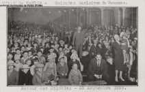 Colonie scolaire de vacances - Retour des colonies - 25 septembre 1929.