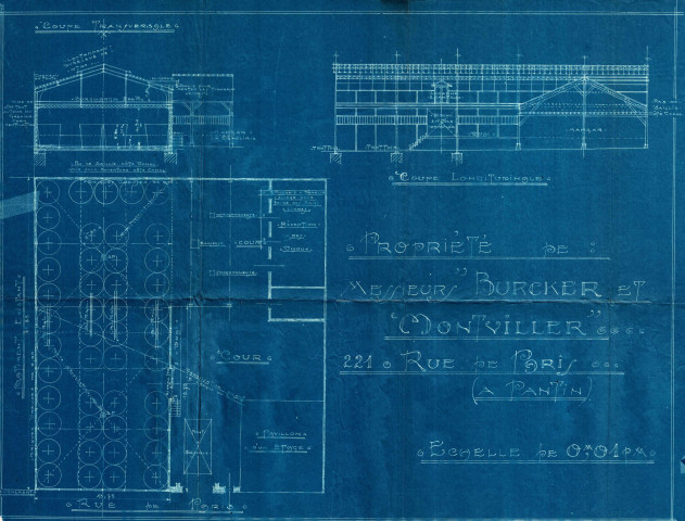 221 avenue Jean-Lolive [ancienne rue de Paris], construction d'un atelier : permis de construire.