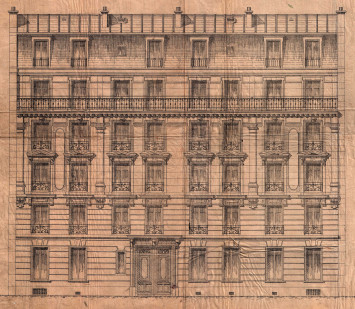 Élévation de façade de l’immeuble du numéro 31