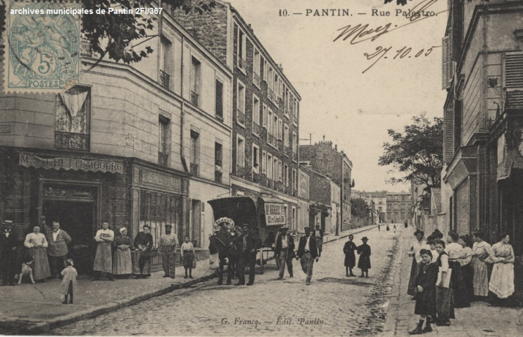 10. Pantin - Rue Palestro (restaurant Bettembourg).