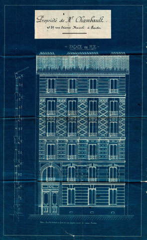 37 rue Étienne-Marcel : permis de construire.