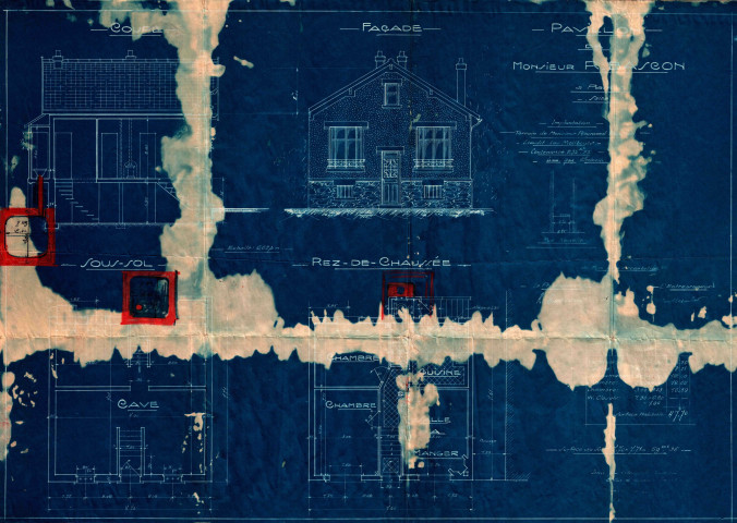 7 rue Roger-Gobaut [ancienne rue Nouvelle], construction d'un pavillon d'habitation : permis de construire.