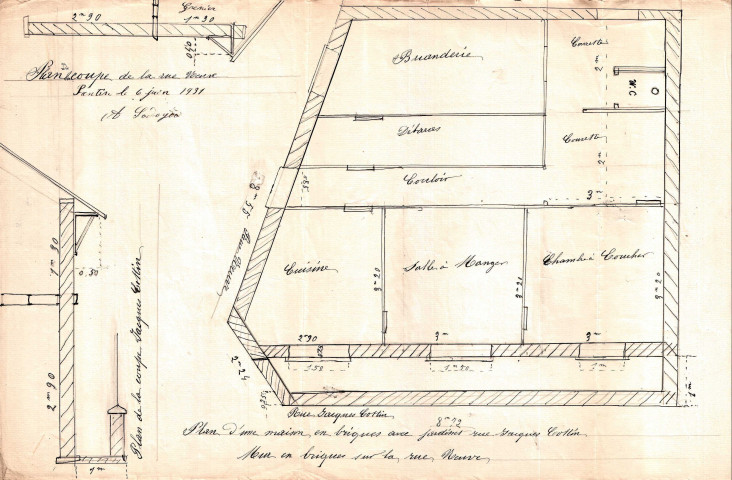 42 rue Jacques-Cottin et 2 rue Neuve: permis de construire.