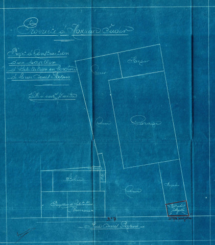 73 rue Denis-Papin, construction d'un pavillon d'habitation : permis de construire.