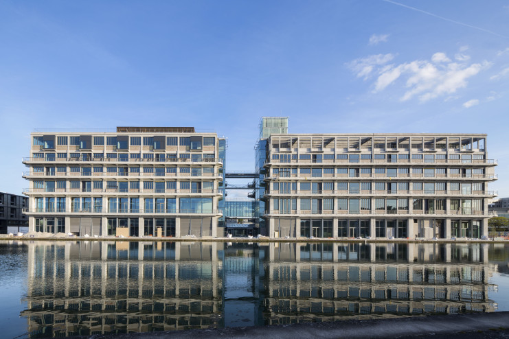 Photographie d'ensemble des magasins généraux après reconversion en 2016