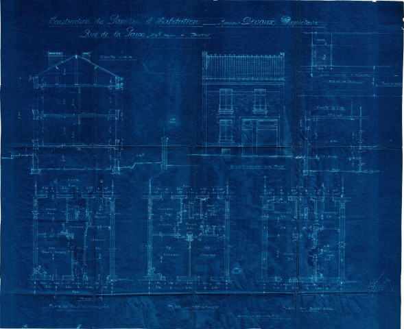 4 bis rue de la Paix, construction d'un pavillon d'habitation : permis de construire.