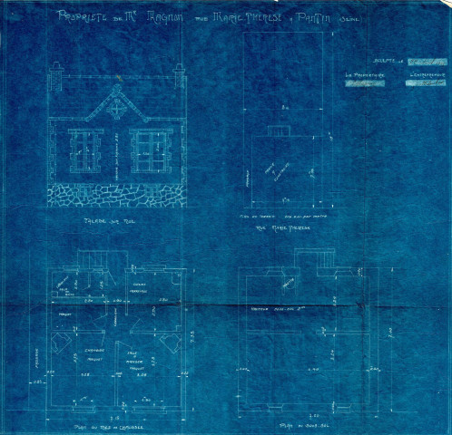 6 rue Marie-Thérèse : permis de construire.