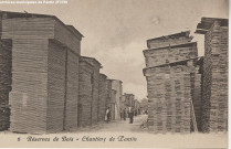 6. Réserves de bois - Chantiers de Pantin (Félix Louis).