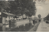23. Pantin - Vue sur le canal.