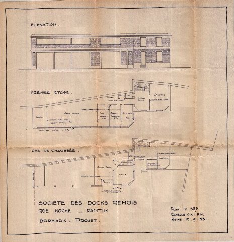 30 rue Hoche : permis de construire.