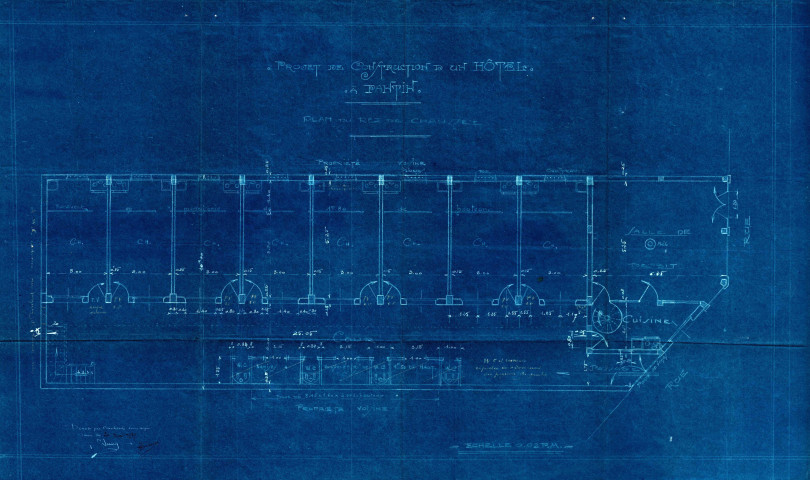 Avenue Anatole-France et rue Marie-Thérèse, projet de construction d'un hôtel : permis de construire.
