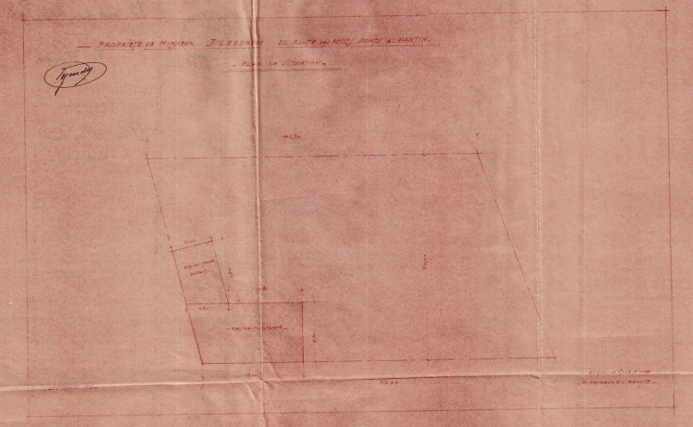 83 avenue du Général-Leclerc [ancienne route des Petits-Ponts] : permis de construire.
