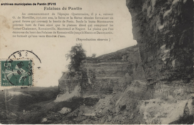 Falaises de Pantin.