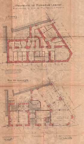 3 rue Théophile-Leducq et rue Charles-Auray [ancienne rue de Montreuil], construction d'un immeuble de six étages : permis de construire.