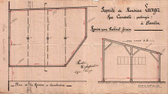 42 rue Candale-Prolongée, construction d'une remise pour matériel forain : permis de construire.