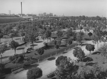 Photographie du square Jean-Jaurès, à l’existence éphémère