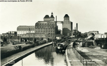 24. Pantin - Le canal de l'Ourcq. Les Moulins.