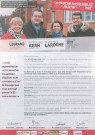 Élections départementales des 22 et 29 mars 2015. - Canton Pantin-Le Pré-Saint-Gervais, second tour : profession de foi et bulletin de vote de la Gauche rassemblée pour Pantin et le Pré, unique binôme de candidats.