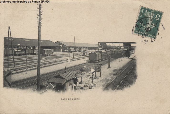 Gare de Pantin.