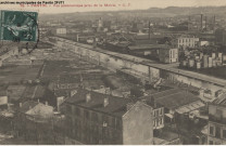 Vue panoramique prise depuis le beffroi de l'hôtel de ville.