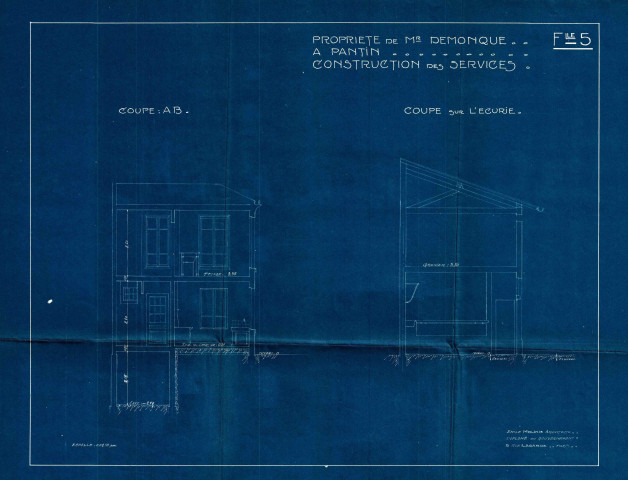 36 rue Auger, projet de construction de services et bureaux : permis de construire.