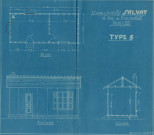 15 rue Formagne [ancienne 12 rue Formagne], construction d'une maison d'un rez-de-chaussée : permis de construire.
