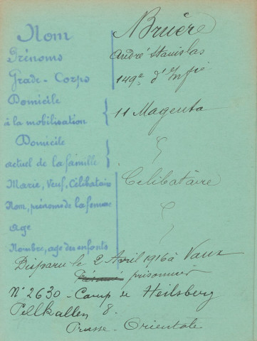 BRUERE André Stanislas