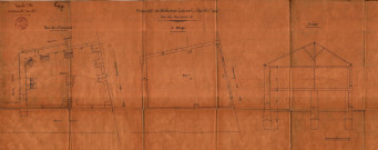 Rue des Pommiers, construction d'un bâtiment à usage de magasin et atelier : permis de construire.