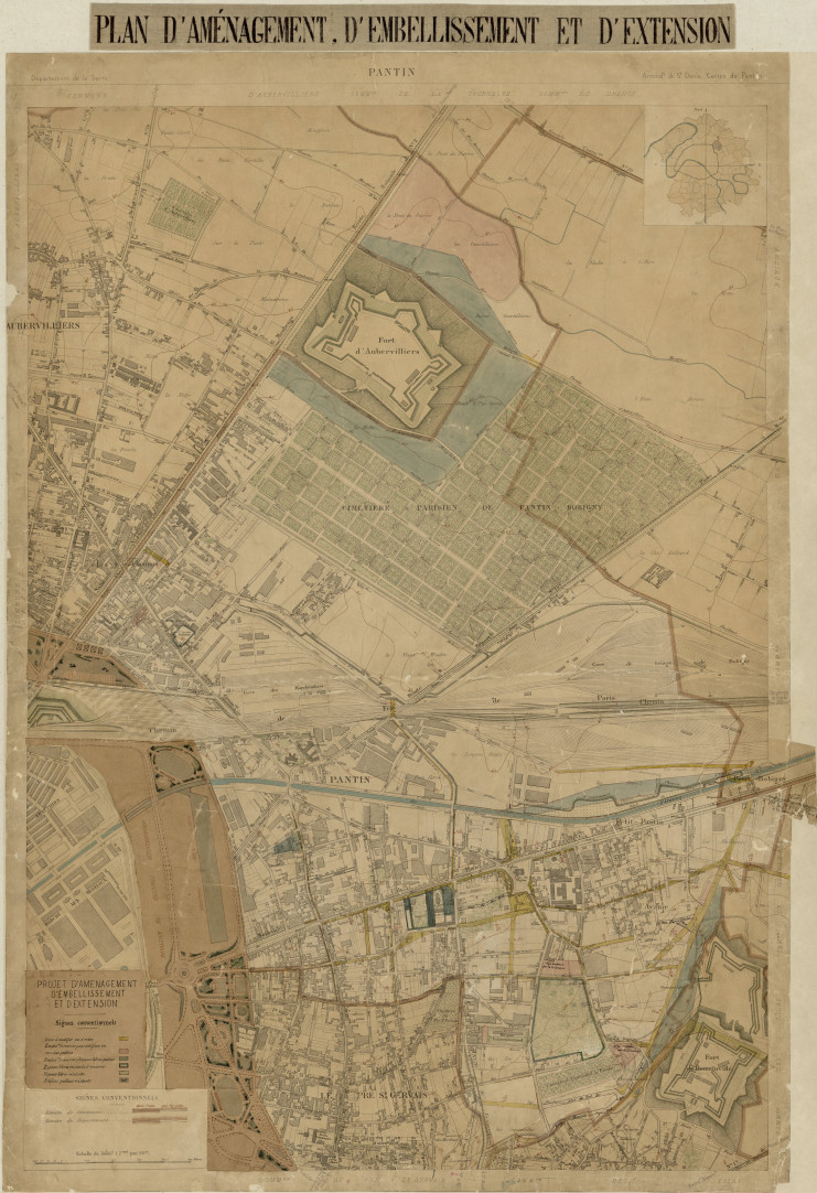 Plan d’aménagement, d’embellissement et d’extension datant de 1928