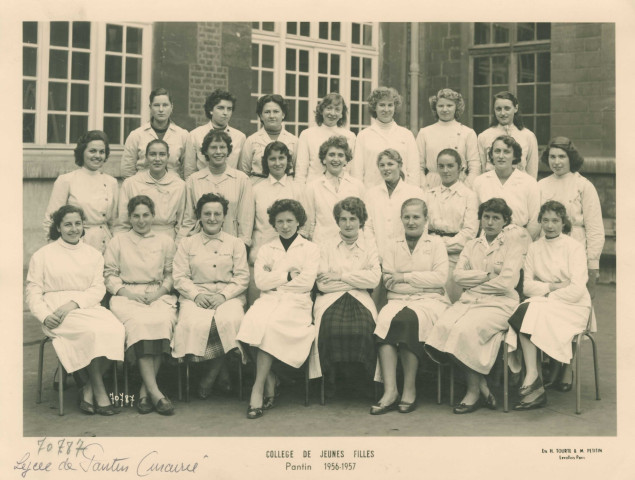 Lycée de la Mairie de Pantin - collège de jeunes filles.