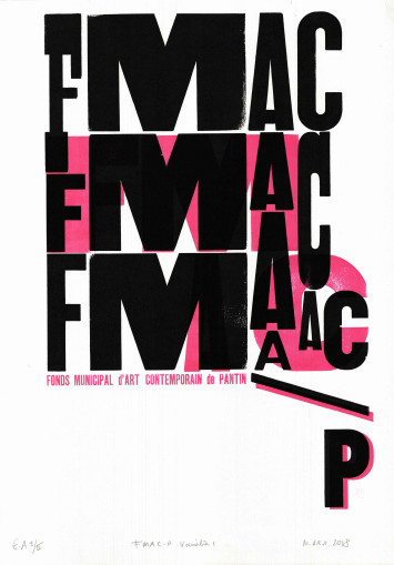 Estampe FMAC_P Variation n° 1 EA 1/2 du collectif m.u.r.r.  (cote OAP 276)