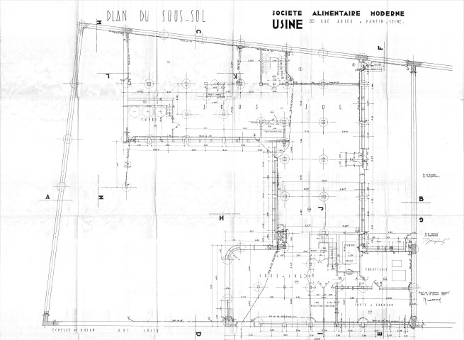 35 rue Auger, projet de construction d'une usine : permis de construire.