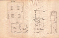 15 rue Toffier-Decaux, surélévation d'un pavillon : permis de construire.