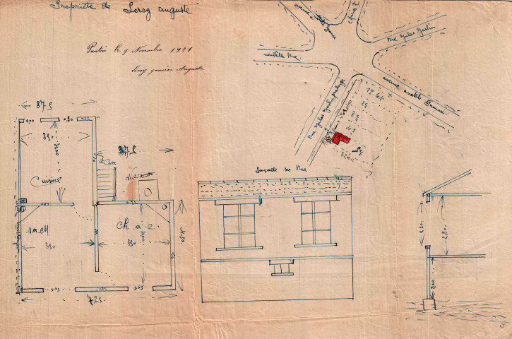 19 rue Jules-Jaslin, projet de construction d'un pavillon d'habitation : permis de construire.