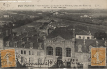 3426. Pantin - Vue générale prise de la mairie, vers les écoles et les voies ferrées (école Sadi-Carnot).