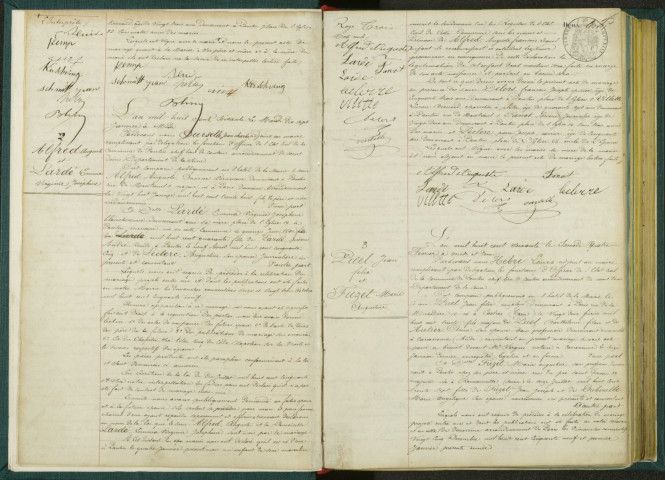 Commune de Pantin : registre des actes de mariage.