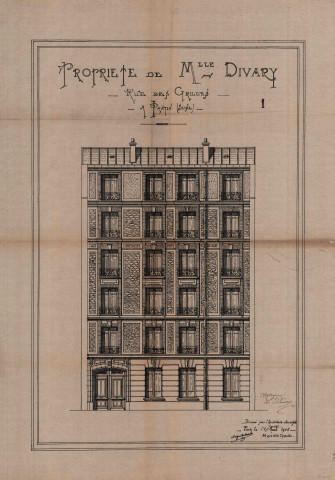 [11] rue des Grilles, construction d'un immeuble de cinq étages : permis de construire.
