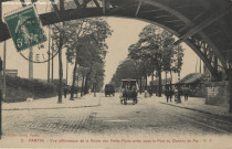 5. Pantin - Vue pittoresque de la route des Petits-Ponts sous le pont du chemin de fer.