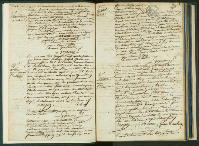 Commune de Pantin : registre des actes de décès.