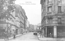 Rue Charles-Nodier : reproduction d'une carte postale.