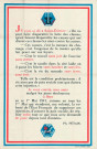 Extrait du discours du Maréchal Pétain à Saint-Étienne le 1er mars 1941 : affiche.
