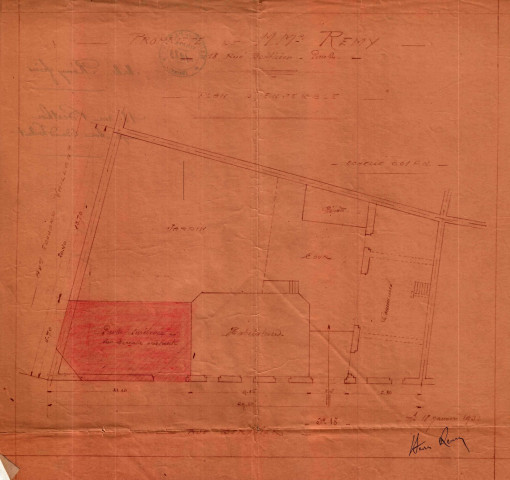 18 rue Berthier, projet de surélévation : permis de construire.