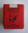 Paquet de Gauloises pantinoises, cigarettes produites par la Confédération générale du travail (CGT) lors de l'occupation de la Manufacture des tabacs.
