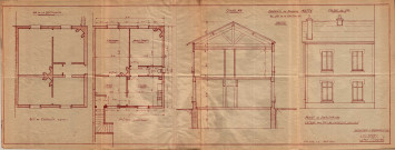 24 rue Honoré-d'Estienne-d'Orves [ancienne rue de la Cristallerie] : permis de construire.